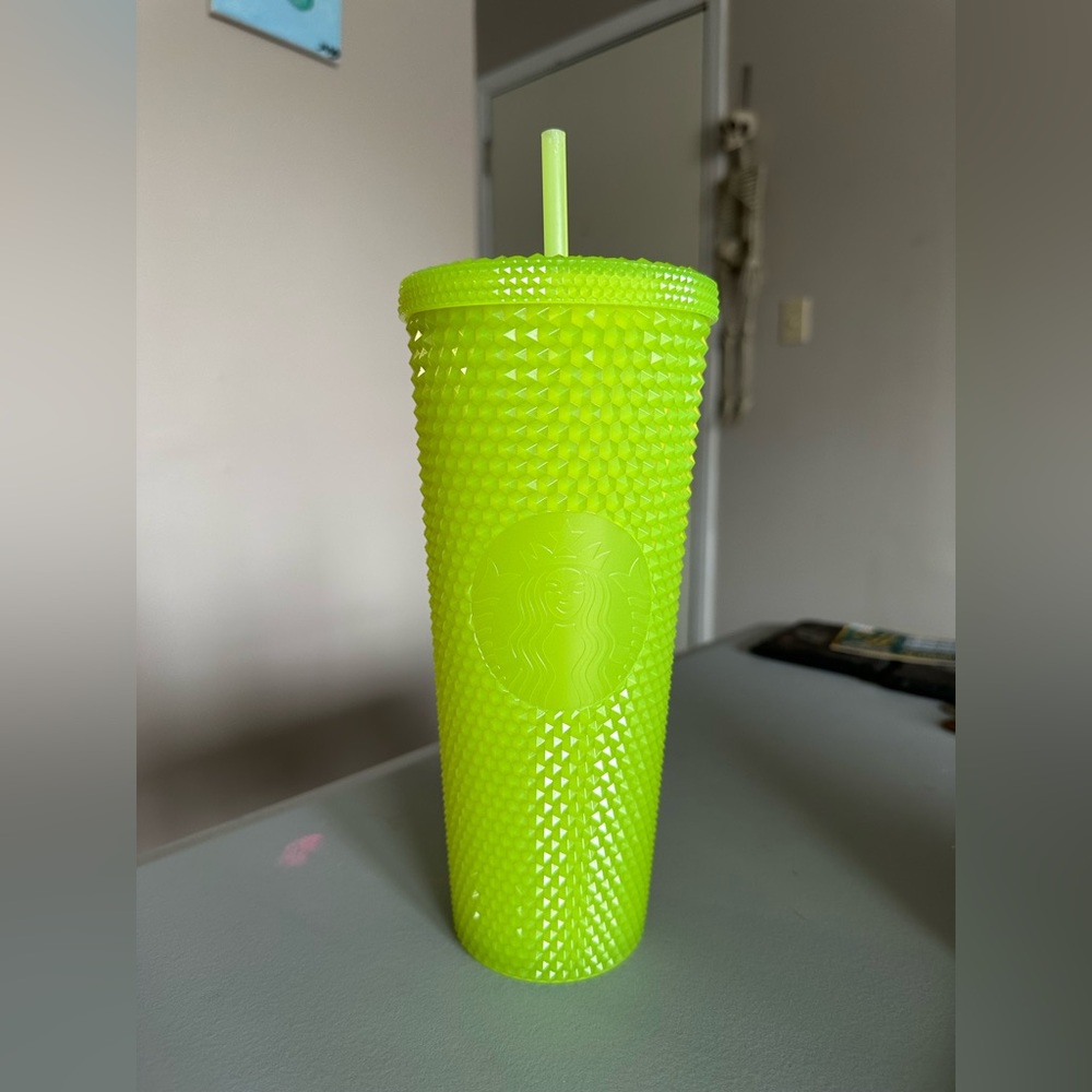 Starbucks Luminous green Studded Tumbler
